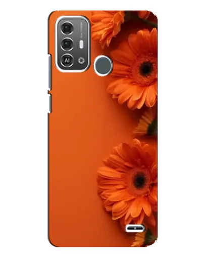 Чохол для ZTE Blade A53 Pro з картинкою «Помаранчеві гербери»