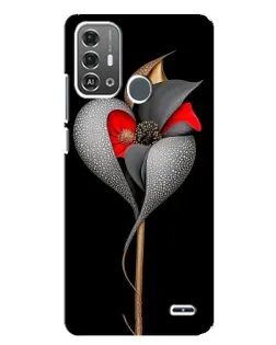 Чохол для ZTE Blade A53 Pro з картинкою «Срібна фантазійна квітка» Чохол для ZTE Blade A53 Pro з картинкою «Срібна фантазійна квітка»