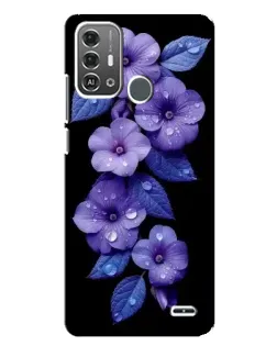 Чохол для ZTE Blade A53 Pro з картинкою «Фіолетові квіти з росою» Чохол для ZTE Blade A53 Pro з картинкою «Фіолетові квіти з росою»