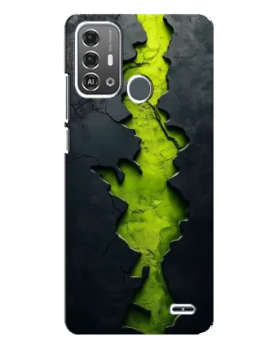 Чохол для ZTE Blade A53 Pro з картинкою «Салатовий розлом скелі» Чохол для ZTE Blade A53 Pro з картинкою «Салатовий розлом скелі»