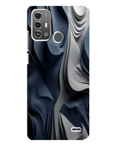 Чохол для ZTE Blade A53 Pro з картинкою «Об'ємні сині складки» Чохол для ZTE Blade A53 Pro з картинкою «Об'ємні сині складки»