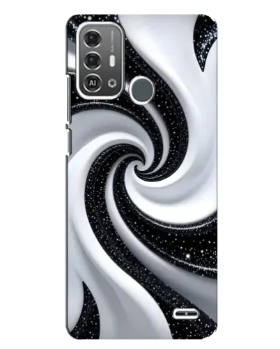 Чохол для ZTE Blade A53 Pro з картинкою «Чорно-біла спіраль» Чохол для ZTE Blade A53 Pro з картинкою «Чорно-біла спіраль»