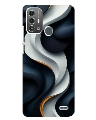 Чохол для ZTE Blade A53 Pro з картинкою «Об'ємні чорно-білі стрічки» Чохол для ZTE Blade A53 Pro з картинкою «Об'ємні чорно-білі стрічки»