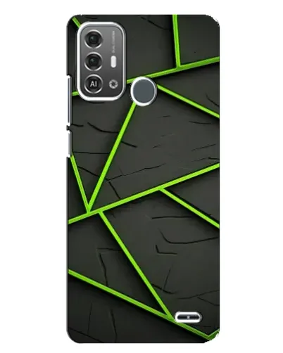 Чохол для ZTE Blade A53 Pro з картинкою «Зелені геометричні лінії» Чохол для ZTE Blade A53 Pro з картинкою «Зелені геометричні лінії»