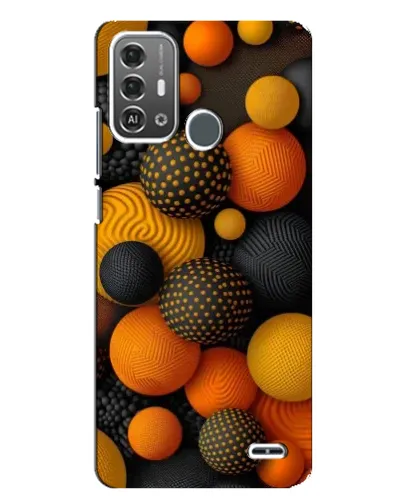 Чохол для ZTE Blade A53 Pro з картинкою «Об'ємні помаранчеві сфери» Чохол для ZTE Blade A53 Pro з картинкою «Об'ємні помаранчеві сфери»