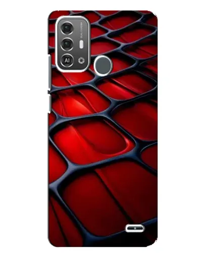 Чохол для ZTE Blade A53 Pro з картинкою «Червона глянцева сітка» Чохол для ZTE Blade A53 Pro з картинкою «Червона глянцева сітка»