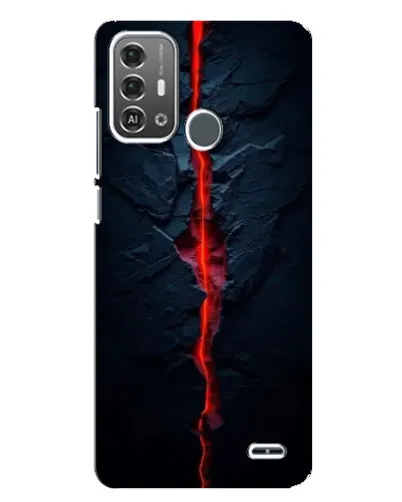 Чохол для ZTE Blade A53 Pro з картинкою «Червона лавова тріщина» Чохол для ZTE Blade A53 Pro з картинкою «Червона лавова тріщина»