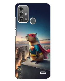 Чохол для ZTE Blade A53 Pro з картинкою «Капі-мен супергерой»