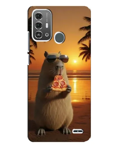 Чехол для ZTE Blade A53 Pro с картинкой «Капибара с пиццей» Чехол для ZTE Blade A53 Pro с картинкой «Капибара с пиццей»