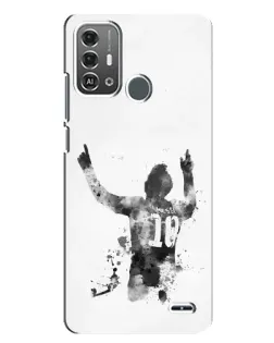 Чохол для ZTE Blade A53 Pro з картинкою «Чорно-білий силует Мессі» Чохол для ZTE Blade A53 Pro з картинкою «Чорно-білий силует Мессі»