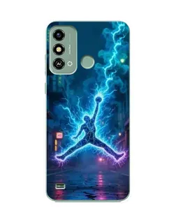 Чохол для ZTE Blade A53 з картинкою «Jordan Gold Jumpman»