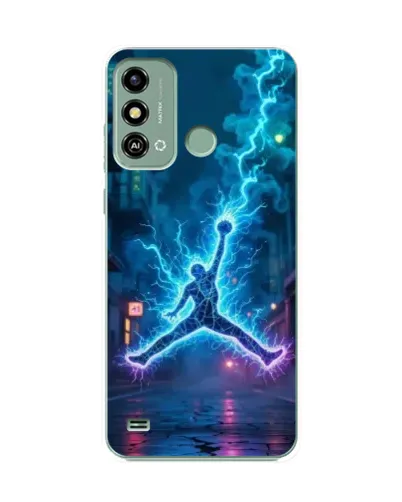 Чехол для ZTE Blade A53 с картинкой «Jordan Gold Jumpman»