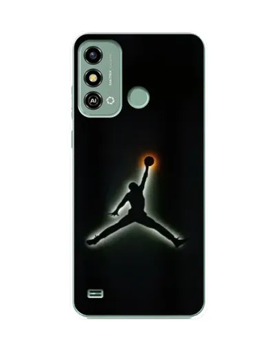 Чехол для ZTE Blade A53 с картинкой «Jordan Gradient Logo»