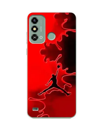 Чехол для ZTE Blade A53 с картинкой «Jordan Red Smoke»