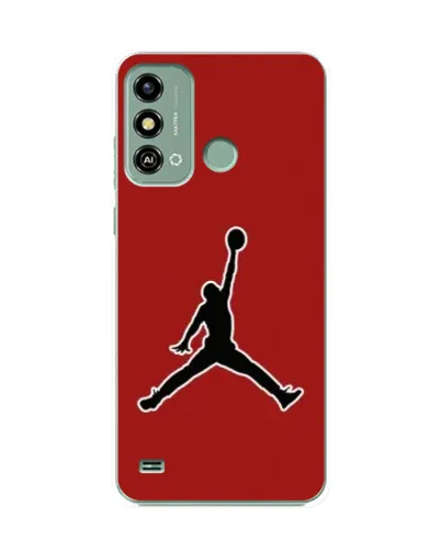Чехол для ZTE Blade A53 с картинкой «Jordan Red Back»