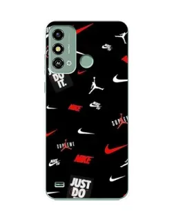 Чехол для ZTE Blade A53 с картинкой «Nike Mix Pattern»