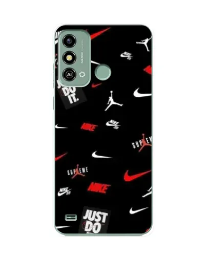 Чехол для ZTE Blade A53 с картинкой «Nike Mix Pattern»