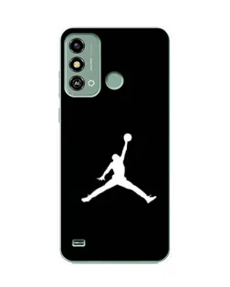 Чехол для ZTE Blade A53 с картинкой «Jordan Silhouette»
