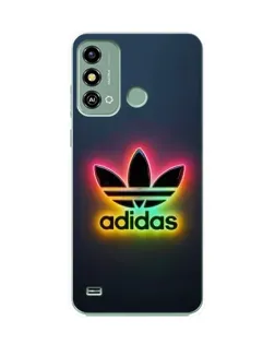 Чохол для ZTE Blade A53 з картинкою «Неоновий Adidas»