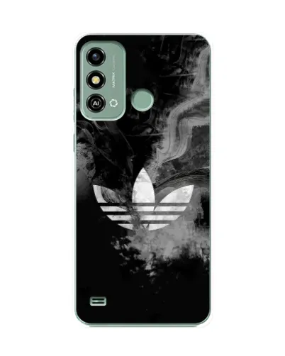 Чохол для ZTE Blade A53 з картинкою «Абстрактний дим Adidas»