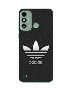Чохол для ZTE Blade A53 з картинкою «Adidas Карбонова текстура»