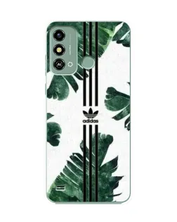 Чохол для ZTE Blade A53 з картинкою «Пальмове листя адідас»