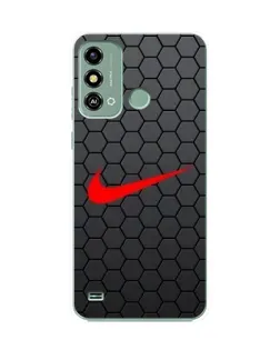 Чохол для ZTE Blade A53 з картинкою «Nike — карбонова сітка»