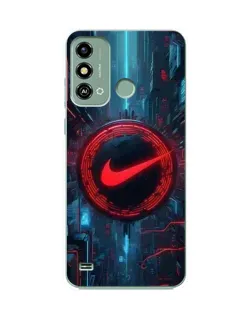 Чехол для ZTE Blade A53 с картинкой «Техногенный стиль Nike»