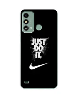 Чехол для ZTE Blade A53 с картинкой «Текстовый принт Nike»