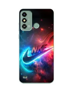 Чехол для ZTE Blade A53 с картинкой «Огненный логотип Nike»