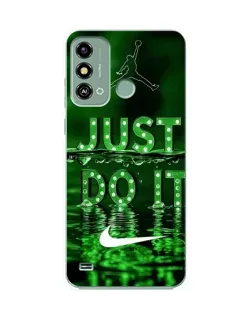 Чехол для ZTE Blade A53 с картинкой «Зеленый неоновый Nike»