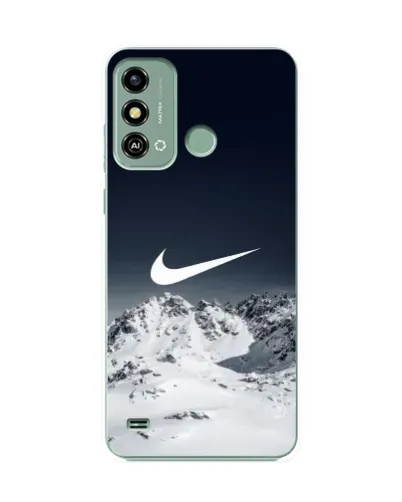 Чехол для ZTE Blade A53 с картинкой «Nike — зимние горы» Чехол для ZTE Blade A53 с картинкой «Nike — зимние горы»