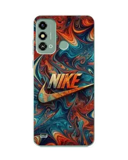 Чехол для ZTE Blade A53 с картинкой «Nike в абстракции»