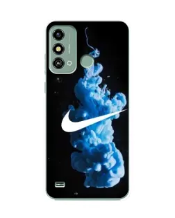Чехол для ZTE Blade A53 с картинкой «Nike и синий дым»