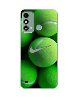 Чехол для ZTE Blade A53 с картинкой «Теннисные мячи Найк»