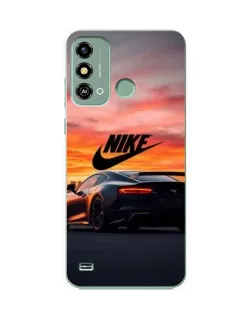 Чехол для ZTE Blade A53 с картинкой «Nike и суперкар»