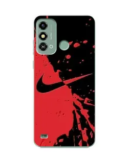 Чехол для ZTE Blade A53 с картинкой «Красные брызги Nike» Чехол для ZTE Blade A53 с картинкой «Красные брызги Nike»