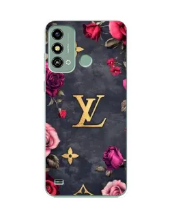 Чохол для ZTE Blade A53 з картинкою «Квітковий Louis Vuitton»