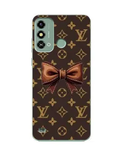 Чехол для ZTE Blade A53 с картинкой «LV с бантом»