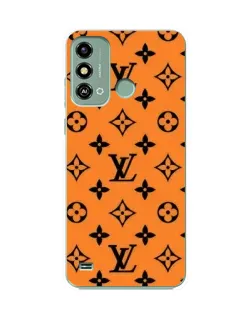 Чехол для ZTE Blade A53 с картинкой «Оранжевый стиль LV»