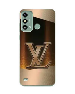 Чехол для ZTE Blade A53 с картинкой «LV — золотое сияние»