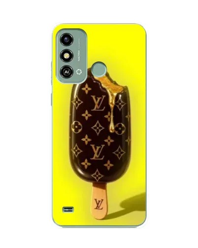 Чехол для ZTE Blade A53 с картинкой «Мороженое от LV» Чехол для ZTE Blade A53 с картинкой «Мороженое от LV»