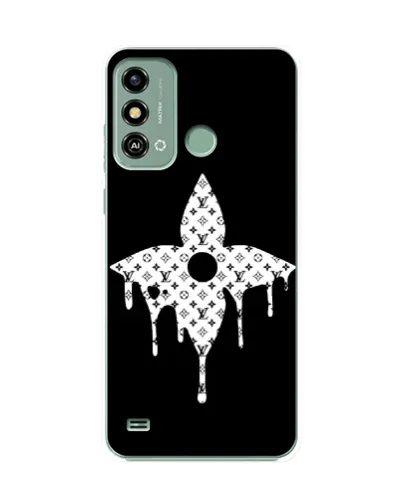 Чехол для ZTE Blade A53 с картинкой «Цветочная монограмма» Чехол для ZTE Blade A53 с картинкой «Цветочная монограмма»