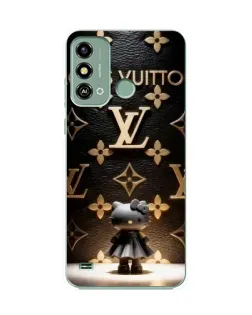 Чехол для ZTE Blade A53 с картинкой «Монограмма с фигурой»