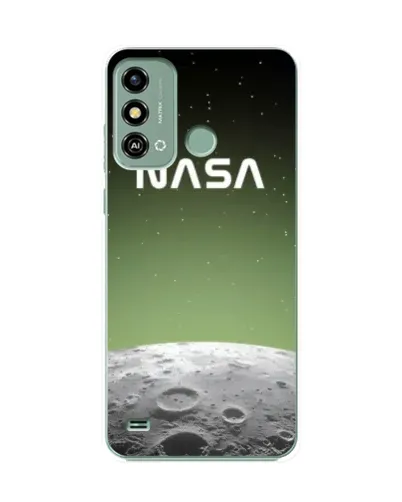 Чехол для ZTE Blade A53 с картинкой «NASA — лунный градиент»