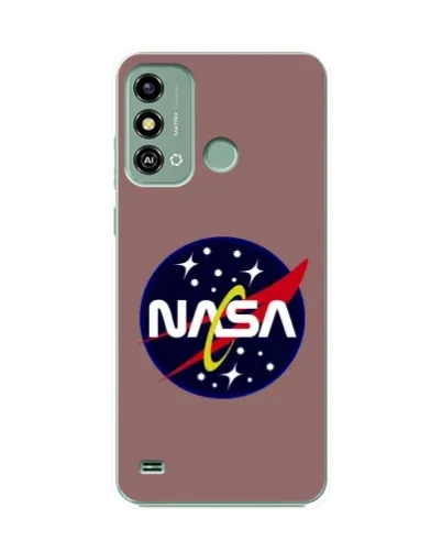 Чехол для ZTE Blade A53 с картинкой «NASA — ретро космос»
