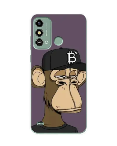 Чехол для ZTE Blade A53 с картинкой «Bored Ape в кепке» Чехол для ZTE Blade A53 с картинкой «Bored Ape в кепке»