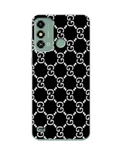 Чохол для ZTE Blade A53 з картинкою «Gucci — сітчастий паттерн»