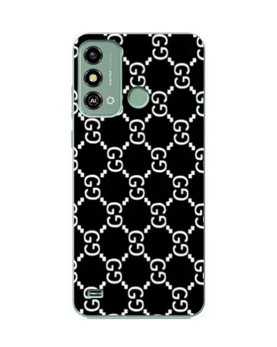 Чохол для ZTE Blade A53 з картинкою «Gucci — сітчастий паттерн»