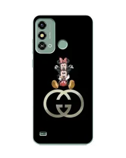 Чохол для ZTE Blade A53 з картинкою «Мінні Маус на лого»